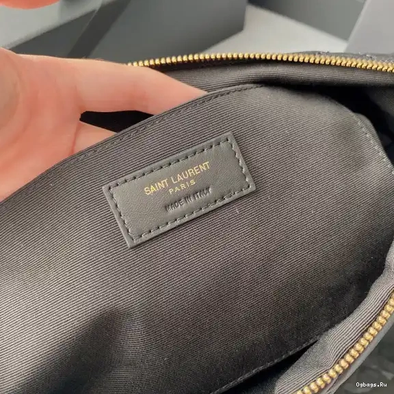 POUCH YSL QUILTED LAMBSKIN IN SADE 0629
